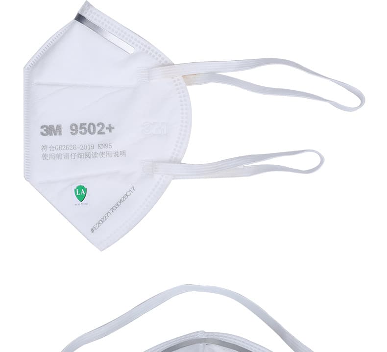 3M 9502+ 防颗粒物口罩 （头带式、中国KN95认证）